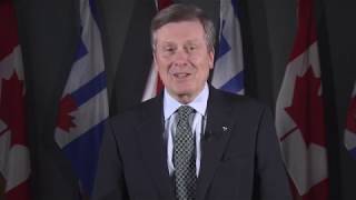 Special Message from Toronto Mayor John Tory at our Economic Summit 2020!