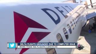 Delta flights grounded due to computer issue