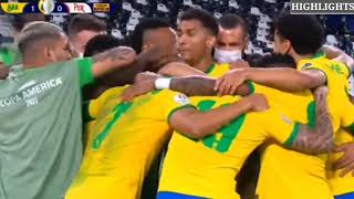 Brazil goal vs peru | Lucas paqueta copa America 2021
