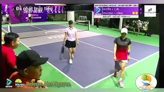 25 triệu VND cho trận Bán kết Đôi Nữ - Giải pickleball Facolos - Chị Đẹp Vào Bếp - Trình 4.3