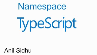Typescript tutorial for beginners #13 Namespace