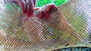 5 minutes Bamboo craft Part 44 - Completion of the 10th bamboo basket