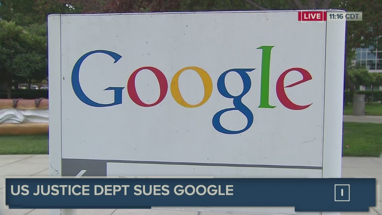 DOJ GOOGLE LAWSUIT - YouTube