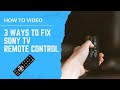 Sony Remote Not Working with TV - 3 Ways to Fix it