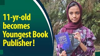 Mahe girl Laiba , the Youngest publisher bags Guinness World Record !