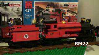 Enlighten Locomotive Compared to the LEGO Hogwarts Express Harry Potter Brick Train Toy Review