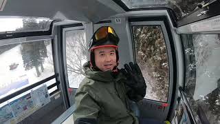 苗場 前往龍纜車 DRAGONDOLA超美視野 highlights 劉星老師滑雪 跟著星哥去旅行  #苗場スキー場 #龍纜車 #naeba #snowboarding