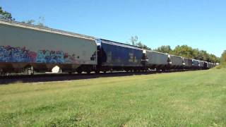 HiDef: 9-4-10 RARE, A MUST SEE CSX SD70ACe in Charge of the UP MCHAS