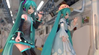 【MMD】YYB式ミクさんたちで「タイムマシン」【60fps_1080p】