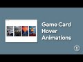 Steam Inspired Game Card Hover Animation only with HTML & CSS - Live Coding | EL Creative Media