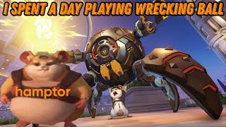 I Spent A Day Playing Wrecking Ball (Overwatch 2 Funny Moments)