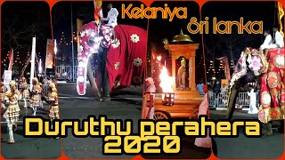 Duruthu perahera 2020 in kelaniya sri lanka