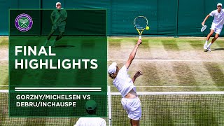 Debru / Inchauspe vs. Gorzny / Michelsen | Boys' Doubles Final Highlights | Wimbledon 2022