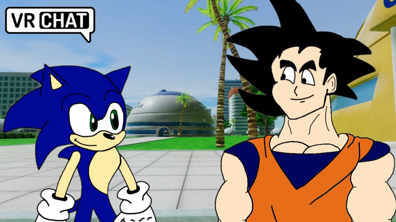 Sonic Meets Goku Vrchat Multiverse Arc Youtube