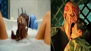 Nightmare Killer Stalks Lady At Her Bath Time |Nightmare on Elm Street 8 Collections