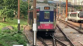 （已成回憶）二期輕鐵1086-1210駛離輕鐵車廠站