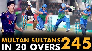245 Runs In 20 Overs By Multan | Multan Sultans vs Quetta Gladiators | Match 25 | HBL PSL 7 | ML2G