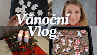 Vánoční vlog 3. Druhá adventní neděle, nový recept, návod na studený porcelán, zdobím perníčky.