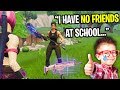 Nicest Kid On Fortnite Can T Make Any Friends At School He Gave Me A Scar