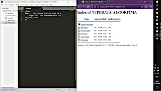 Tipe Data (Integer, Float, Boolean, String, dan Array) ~ Algoritma dan Pemrograman