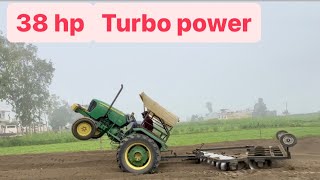 Jd 5038 d(turbo power)#mahindra #farmer #swaraj #turbo #power #jhondeer #viral #farming #newholland