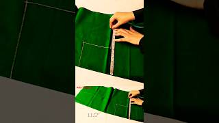 Beautiful green blouse piece back neck blouse design | Cutting And Stitching #shorts