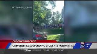 Purdue suspends 36 students after party, IU issues warnings