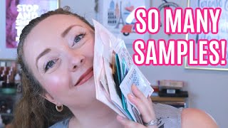 Full Face Of Free Samples | Will I Buy It? Trying New Makeup \u0026 Using Up My Sephora Samples