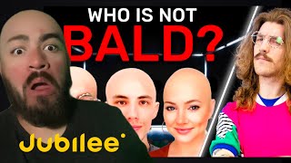 6 Haired People vs 1 Secret Bald Person Reaction