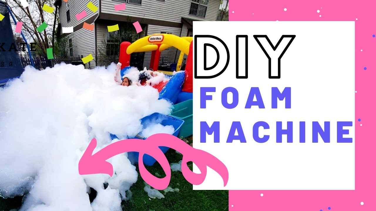 DIY FOAM MACHINE - YouTube