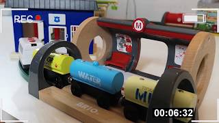 Learn To Build, HappyKidsToysWoodenRailway, Train Track Play With Brio Trains and Thomas Tank Engine