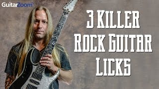 3 "Monster" Pull-Off Licks - That Sound Hot (But Are Easy To Play) | Steve Stine | GuitarZoom.com