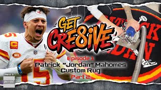 (Part 2) FINISHING A CUSTOM RUG For PATRICK MAHOMES!!! | \