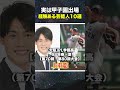 実は甲子園出場経験のある芸能人10選 shorts 甲子園 芸能人