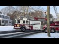 avon volunteer fire department ladder 12 responding