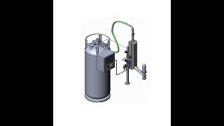 YD300 Nitrogen dosing machine installation video (V PACK MACHINERY)