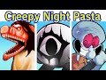 Friday Night Funkin' Creepy Night Pasta (DEMO) | Smile Dog, Squidward Red Mist, TMK (FNF Mod/Horror)