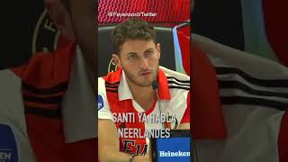 Santiago Giménez YA HABLA NEERLANDÉS | #shorts