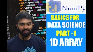 NumPy Essentials for Data Science - part-1 | One Dimensional Array