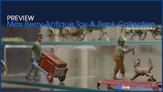 Rare Antique Toys and Banks up for auction at Bertoia