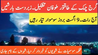 Torrential Rain Expected | Tonight Weather Update | Weather Report | Weather Forecast Pakistan Today