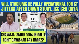 CHAMPIONS TROPHY JITTERS AFTER STADIUMS STORY…KHAWAJA, SMITH TAME SL SPINNERS