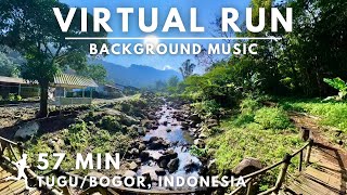 Virtual Running Video for Treadmill with Music in #Tugu #Bogor #Indonesia #virtualrunningtv