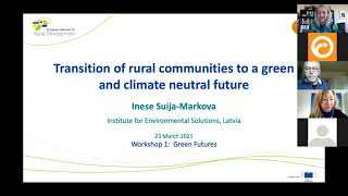 Rural Vision Week Workshop 1: Green rural futures