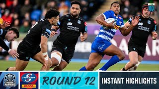 Glasgow Warriors vs DHL Stormers | Instant Highlights | Round 12 | URC 2022/23