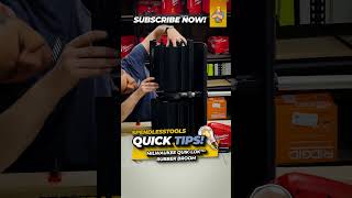 Quick Tips : Milwaukee QUIK-LOK™ Rubber Broom