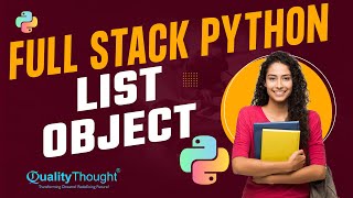 Control Flow List Object | Full Stack Python Tutorial for Beginners | How to Become Python Developer
