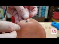 Setting self-piercing grommets with Hobby Trendy Hand press