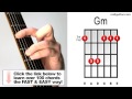 G Minor - Guitar Chord Lesson