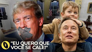 NO SALÃO OVAL, FILHO DE ELON MUSK MANDA TRUMP CALAR A BOCA E \